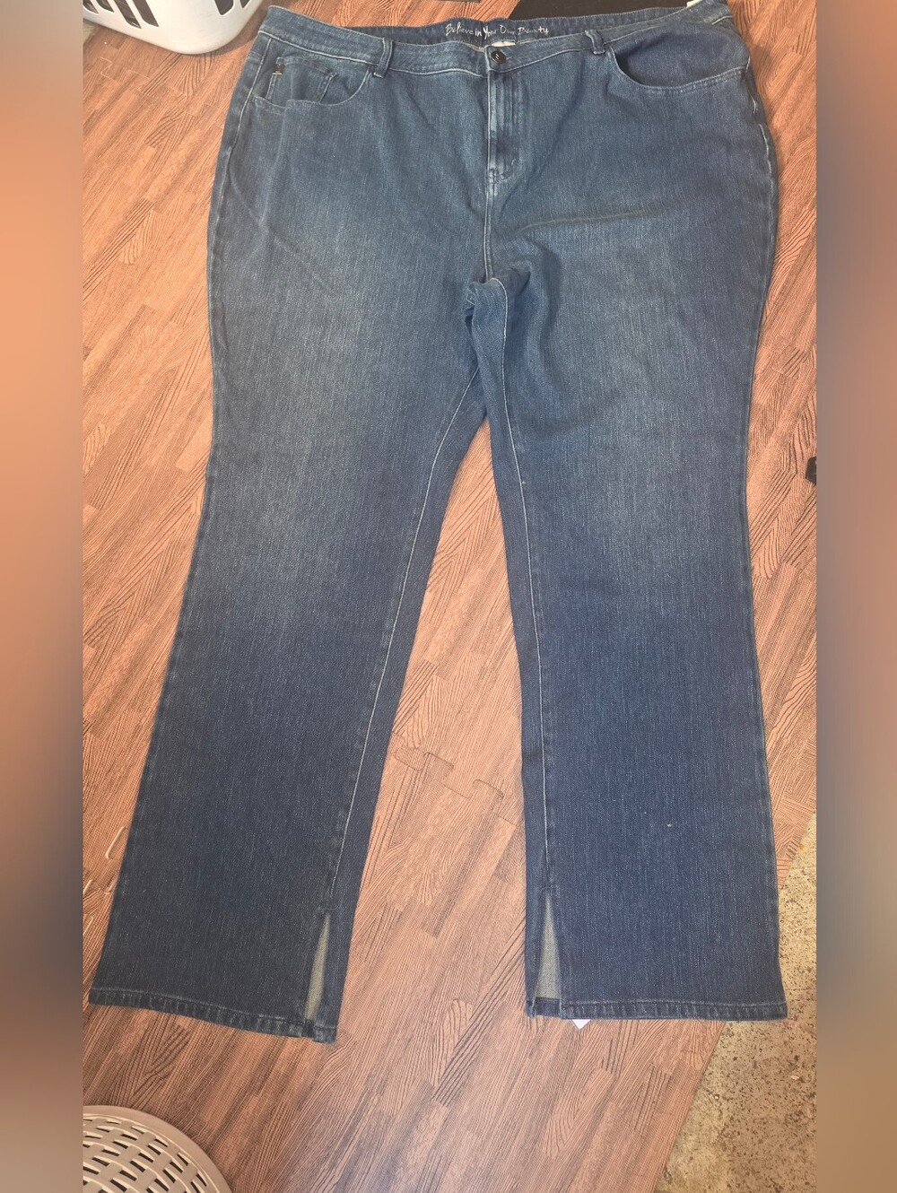 Classic Plus Size Women’s Jeans in Dark Blue